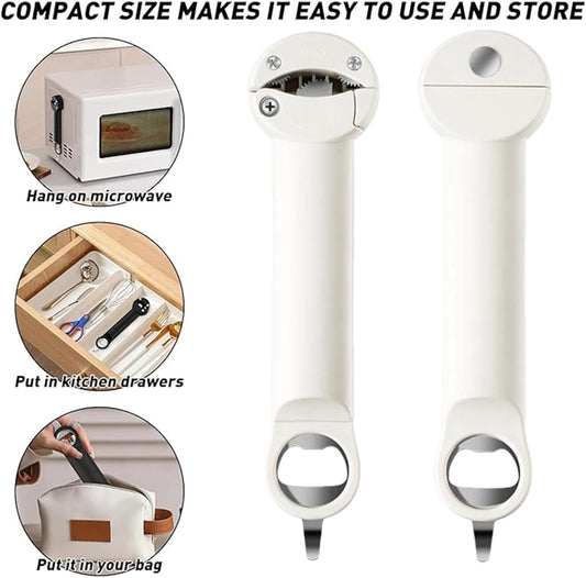 Abridor de botellas retráctil multiusos